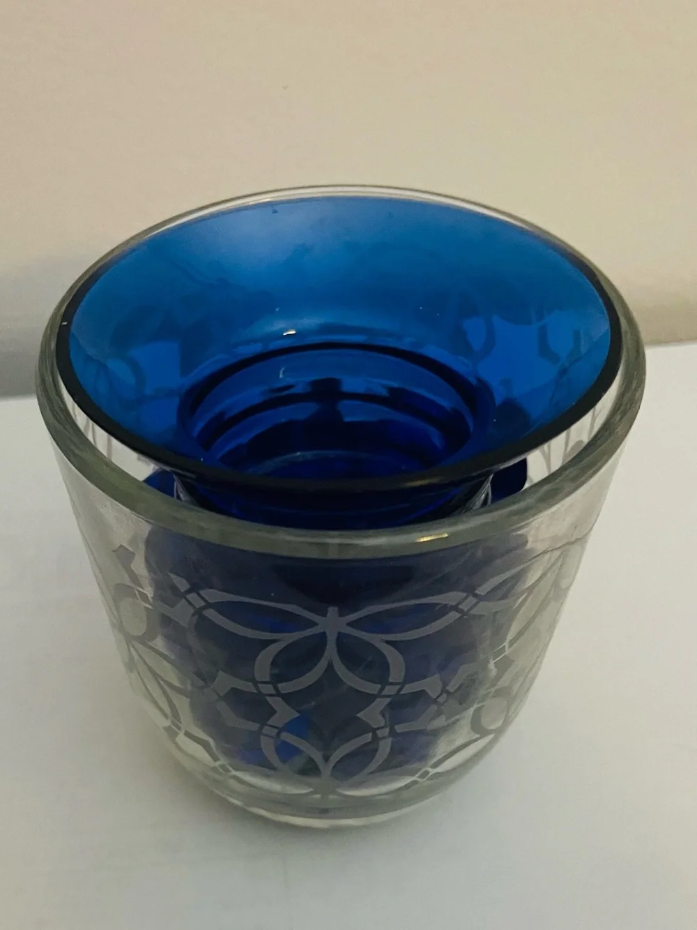 Moroccan-vintage-hanging tea light candle holder-evil eye beads for protection